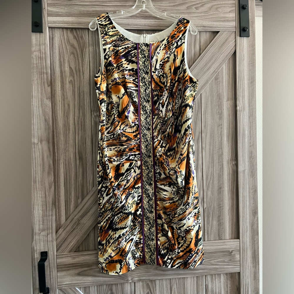 Ice Multicolor Animal Print Dress